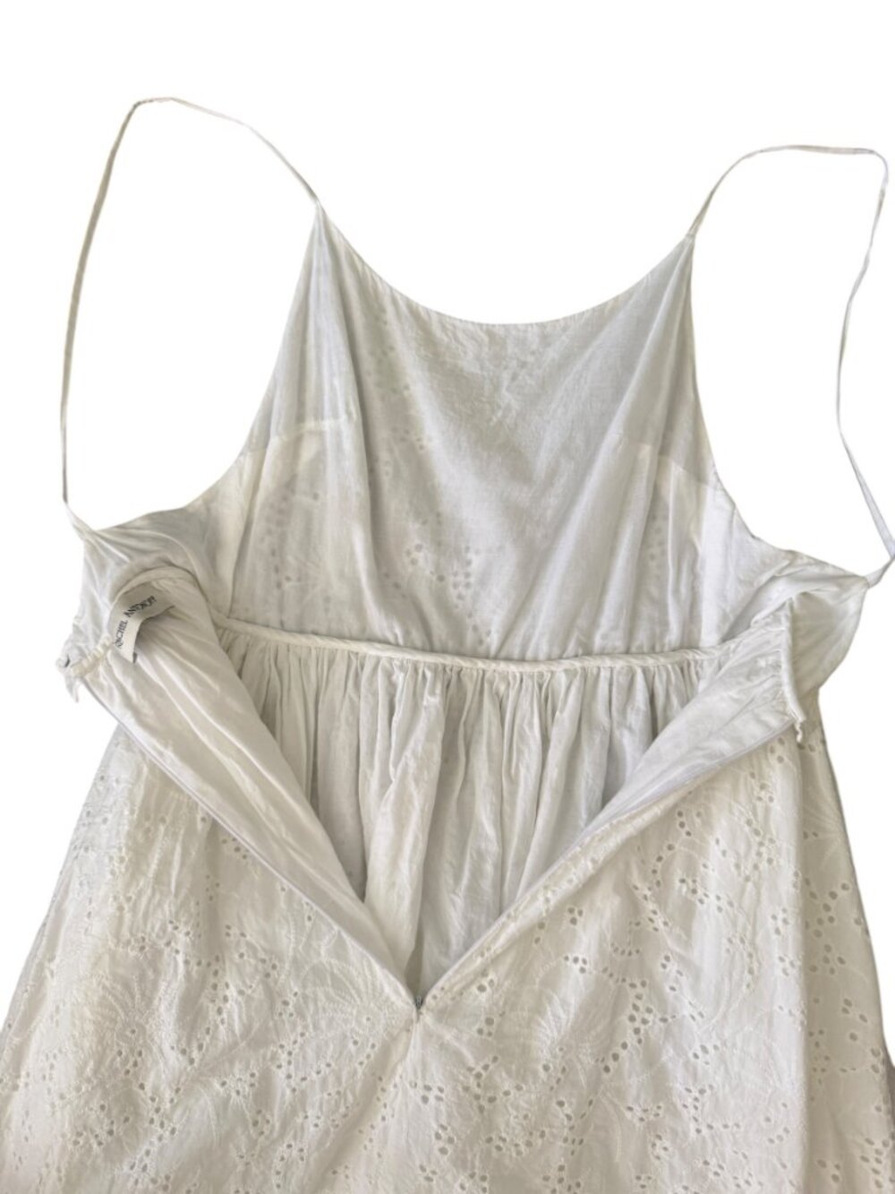 Rachel Antonoff White Eyelet Princess Dress Midi-Cotton- Size 6- MSRP $299 - Picture 10 of 16